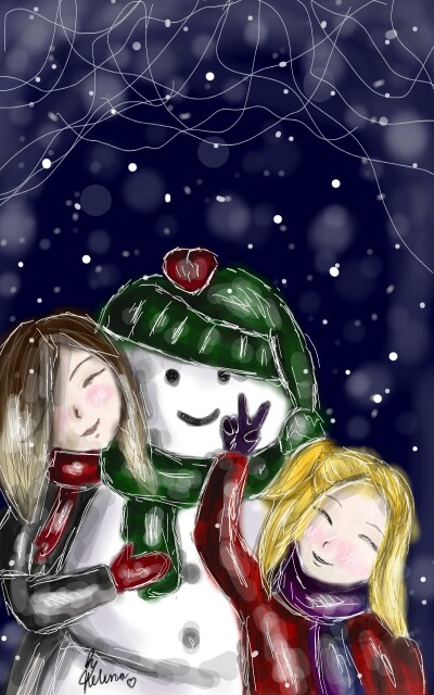 For ‪@jamless_jintan‬ #Snowcontest I hope you like it 💙🎄#mysketchfriends #fridayswithsketch