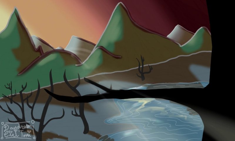 #landscapechallenge #fridayswithsketch ‪@sonysketch‬  this took me 1 hour to draw! I hope you like it :3