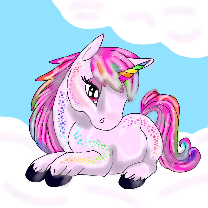 #junicorn #frydayswithsketch #Rainbow #MAGIC