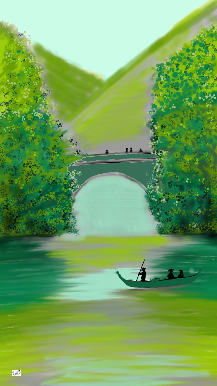 #colourweek #greenchallenge #sonysketch #sketch #green #gondola #Amerkhan
