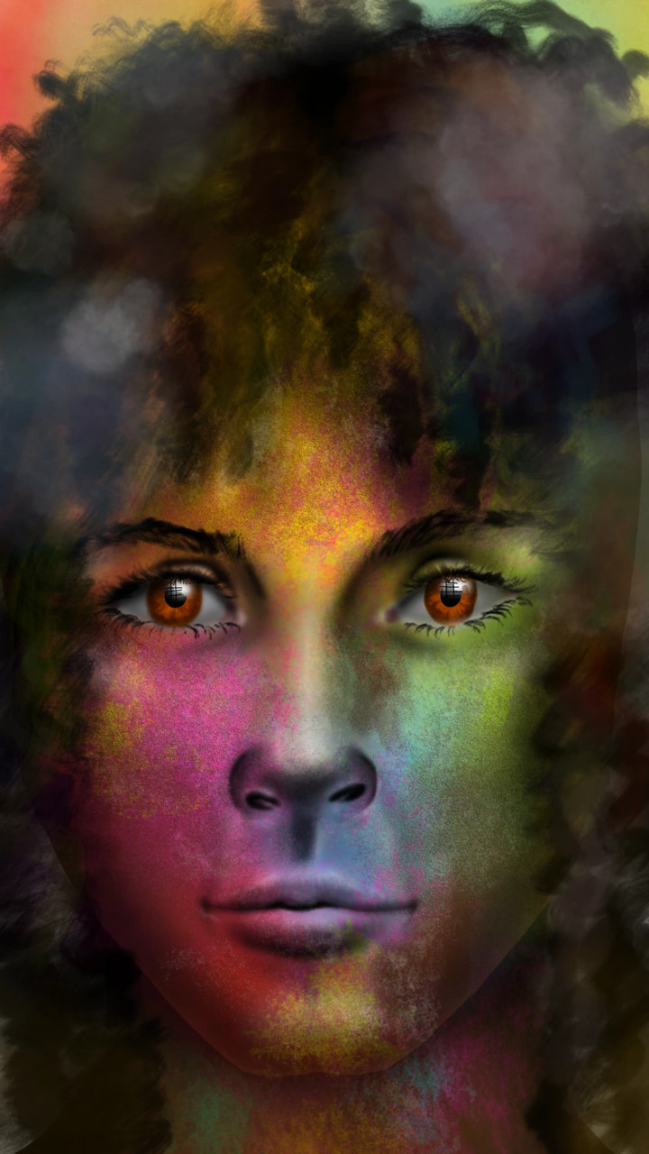 So ik a lot of folks already had this idea but pffftttt whatever #manycolors #fridaywithsketch I wanted to make it look like she got colour all over her face but that didn't rly work ig #girl #colours drawing colourful rly cheers u up
