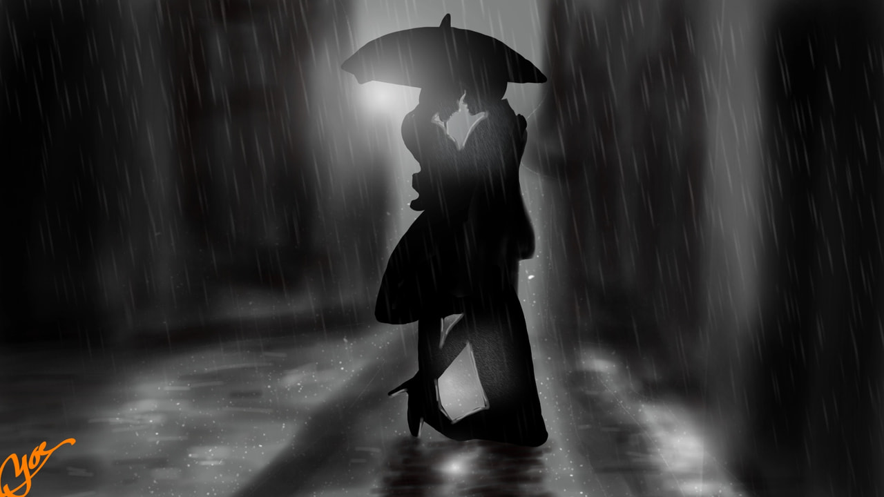 November rain😘 #mycity is famous for its high rainfall, so many puddles everywhere .. so named Jember city #sketch #yoe #sonysketch #Romantic #blackandwhitechallenge #fridayswithsketch ‪@sonysketch‬