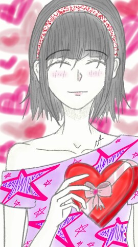 Happy (early) Valentine's to all my favorite sketchers.. [Which is all of you sketch artists out there!] (｡’▽’｡)♡ #fridayswithsketch #myfavoritesketchers