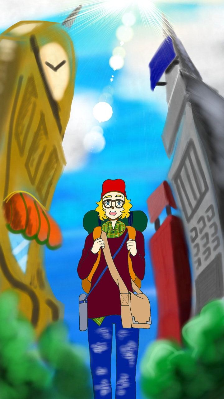 #travelchallenge #fridayswithsketch  旅立ち。Departure