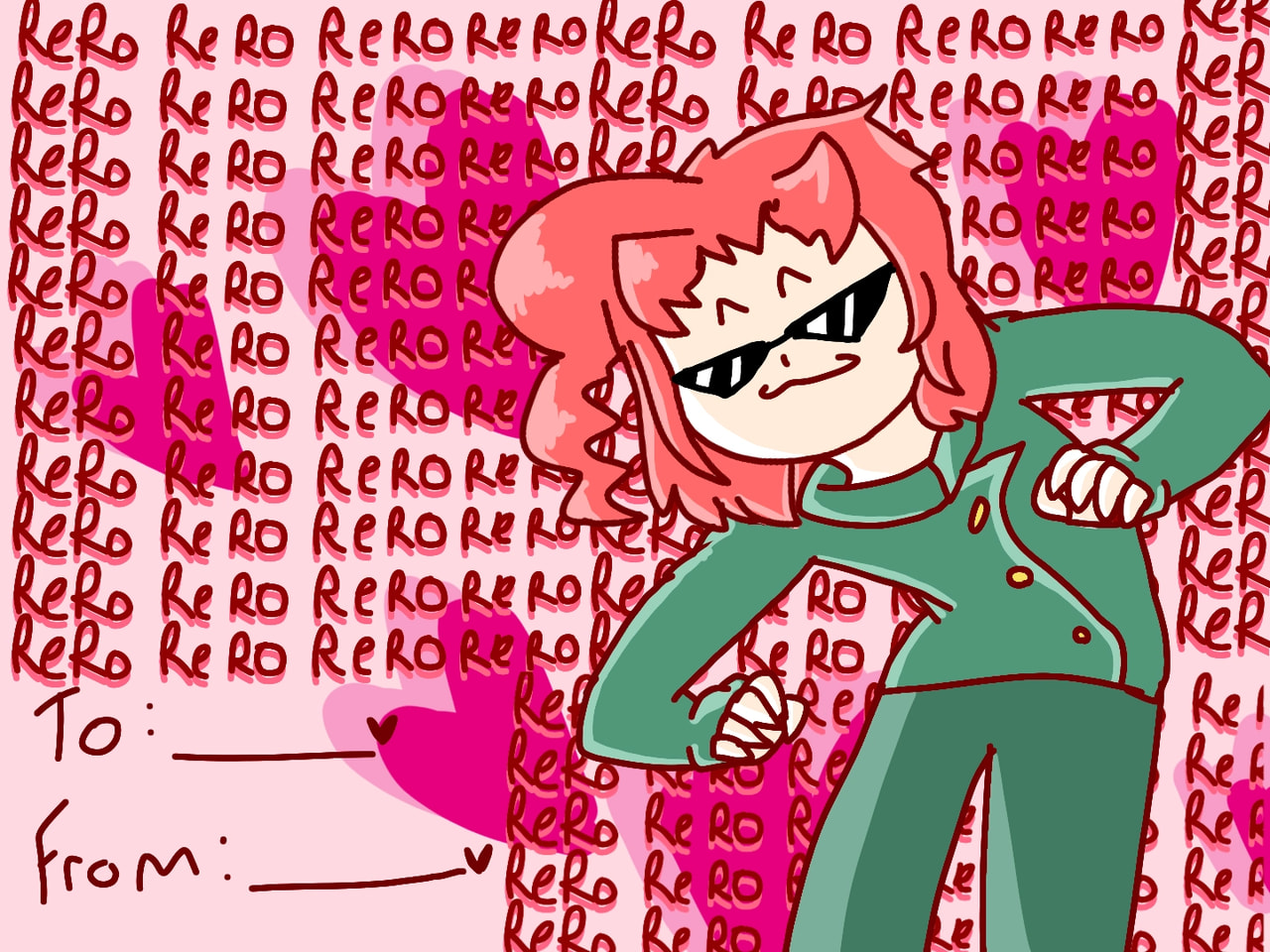 #valentinechallenge rero #kakyoin edit: if this got featured i would draw anyone who comments a special phrase in the comments. Here's a hint: "--------- caesar chan~!"