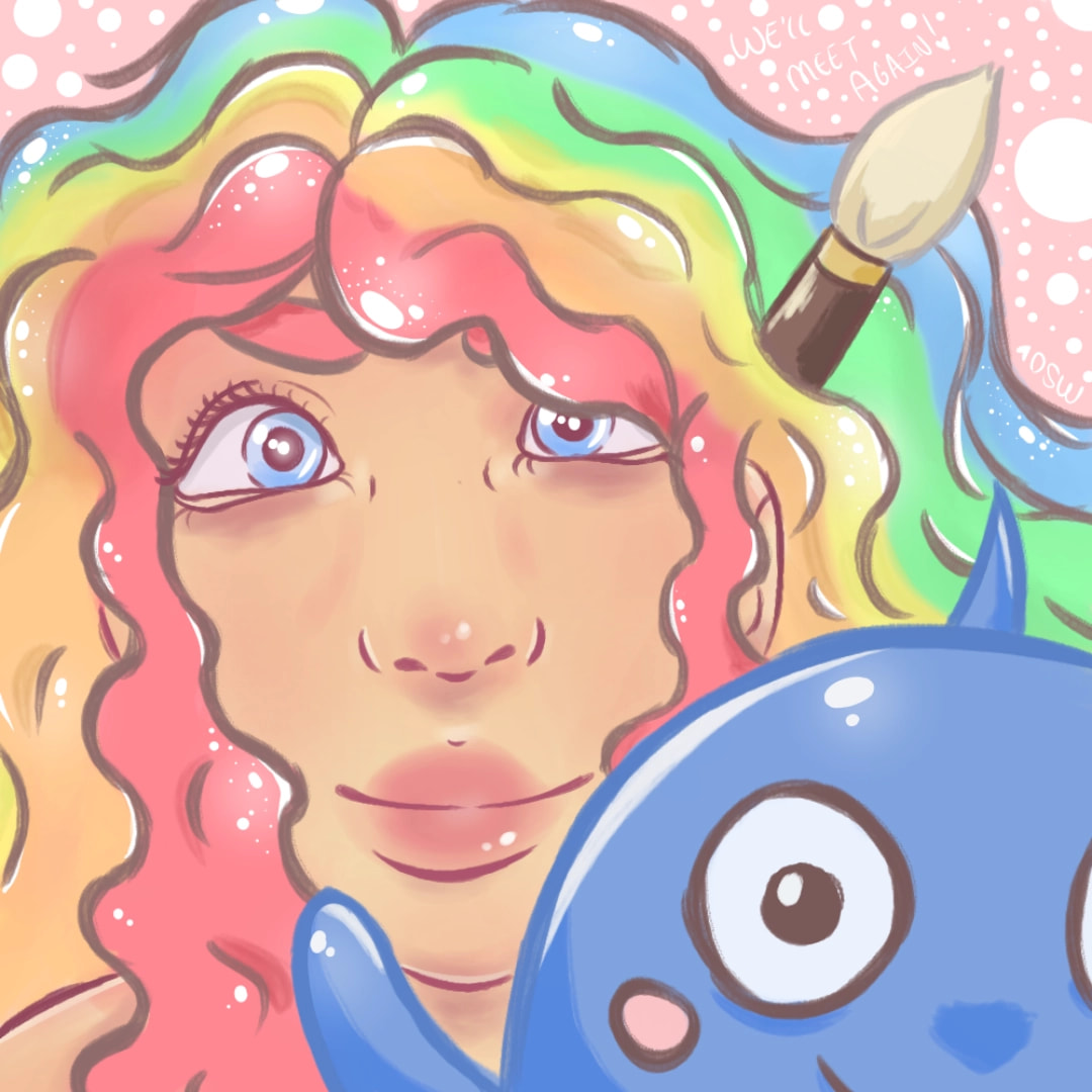 Farewell gift for the sketch-team! Thank you for the memories! 🌈💖 #sketch #character #otto #female #Rainbow #MedibangPaint #GoodbyeSketch