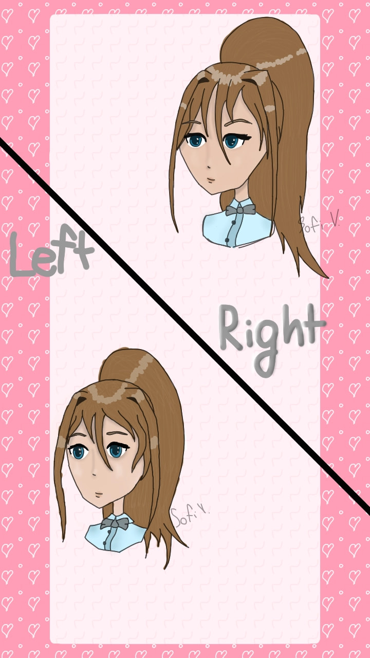 Это было сложно, но интересно! Но все равно получились кривулинки) #fridayswithsketch #leftandright #pink