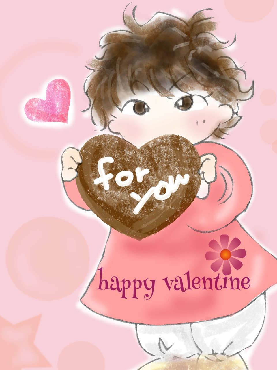 To the follower. Thank you gift. #sonysketch #myart #valentinechallenge #Valentinesday2019  いつもお世話になっているフォローワーのみなさんへ