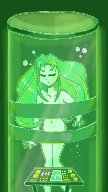 #fridayswithsketch #green #greenchallenge #colorweek Yippee, some good old #yanderesimulator for ya. I'm very proud of this!