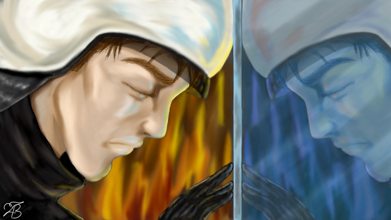 #fridayswithsketch #hotorcold #manga #Blue #Face #boy #mangaboy #scketch #art #Black #myoc #myart #fire