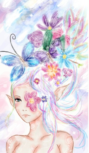 💛💚#fridaywithsketch #googleplay #elf #color #flowers#RainbowChallenge #FridaysWithSketch 💙💜