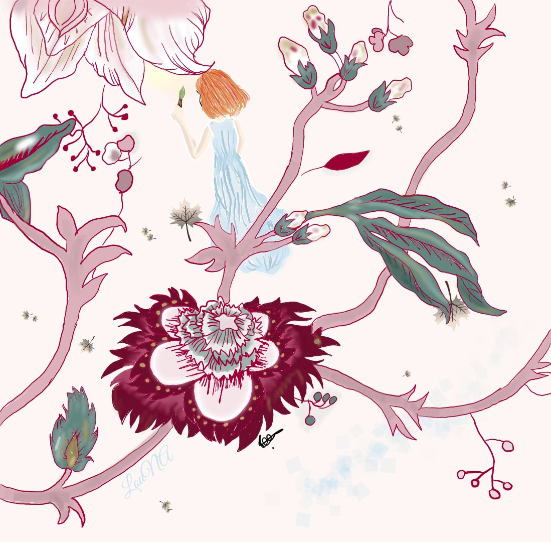 Drawing makes me happy😊 ‪@sonysketch‬ #betterday #fridayswithsketch #sLetcher910 #digitalart #pink #Plant Edit: thank youu so much for the feature and for the likes♡