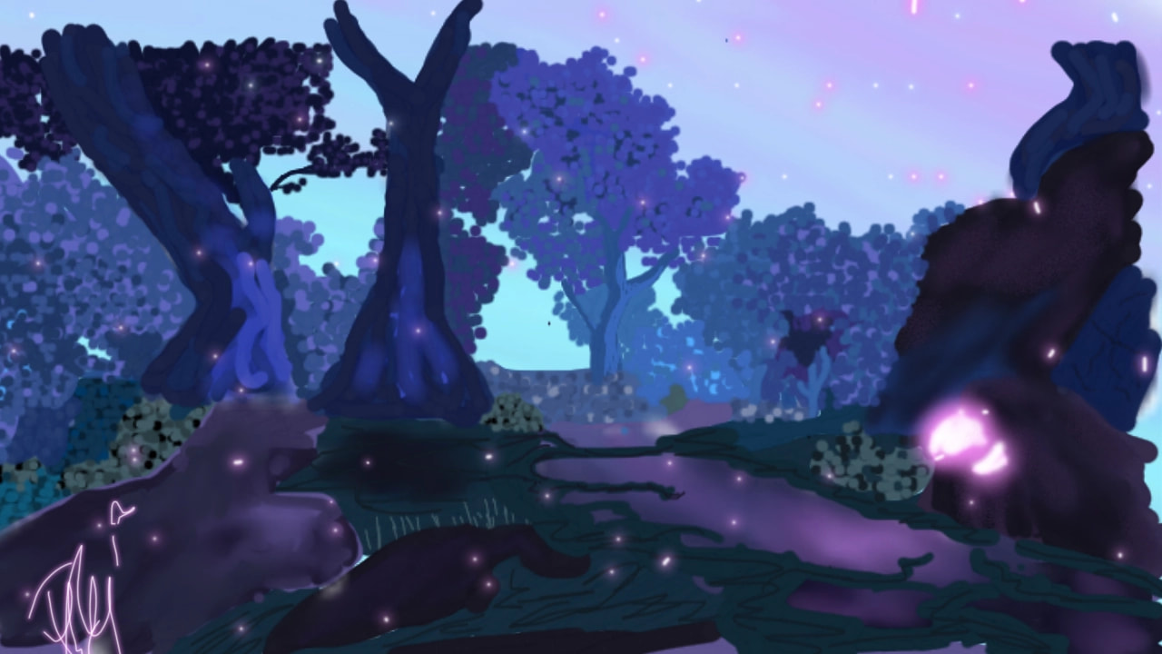 I drew the shadowmoon valley from World of warcraft :3 thx for 1000 likes (Sry for Bad english) #landscape #landscapechallenge #sonysketch #worldofwarcraft #WoWsArt #glowing #dark