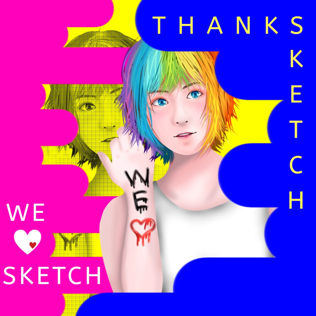 #sketchchan #SaveSonySketch #EndOfTheWorld #GoodbyeSketch #sonysketch  ‪@sonysketch‬ 初めて、スケッチちゃんを描いてみました(別人…💦)     大人っぽくも可愛らしい、 #リアルな絵にしたかったので…参考：橋本環奈様💞    皆さんがこれから、未来を何色にでも染められるよう、敢えて服は白で！#otto も #axel も描きたかったなぁ…🥺