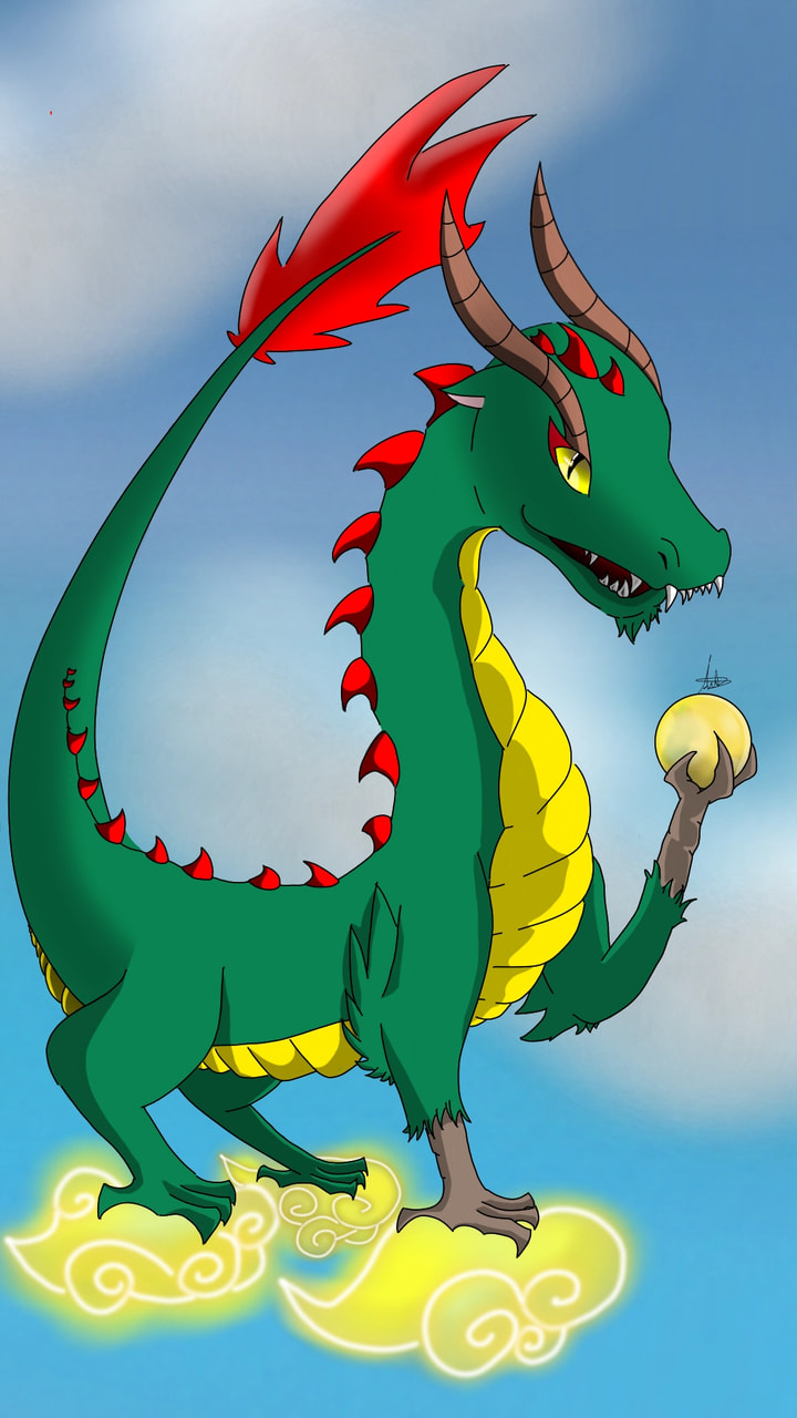 Happy lunar new year :3 #fridayswithsketch #ChineseNewYear #dragon #mydragon(Edit: Thankyou for the feature :D)