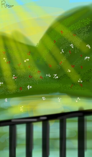 #Reisya ,#flower ,#green ,#water