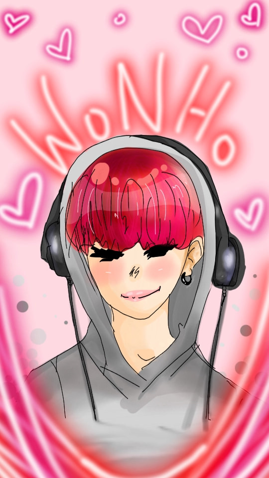 ‪@sonysketch‬ I attempted the #kpopchallenge ;;w;; 100% sketch #kpop #fanart #wonho #monstax #idol #sketch #fridayswithsketch **I HAD TO REPOST CUS I WANTED TO EDIT A BACKGROUND :""") it looked messy lol