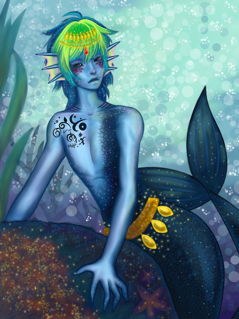 #MerMay #MerMay2018 #fridayswithsketch #sonysketch #boy #Fashion #style #mermaid