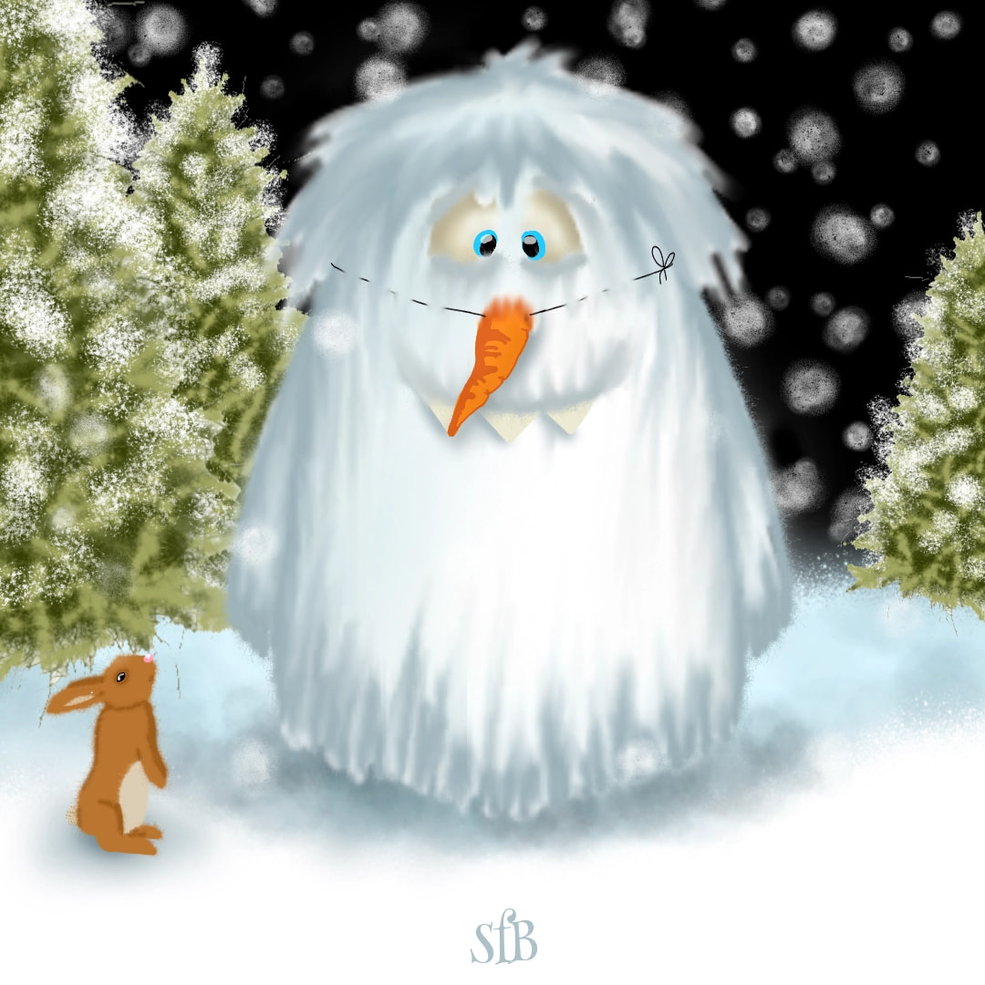 #fridayswithsketch #wintercreature #yeti ‪@sonysketch‬