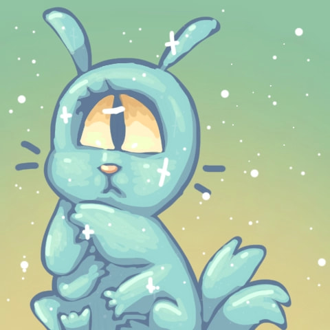 #cute #animal #teal #cyclops #myalien TYSM for my first feature!! Wow wow wow yesss #chirrusfeatured