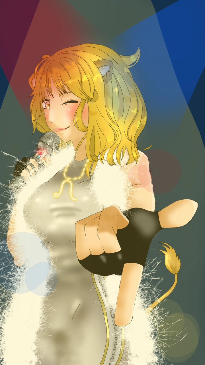獅子座シンガー#fridayswithsketch #zodiacchallenge