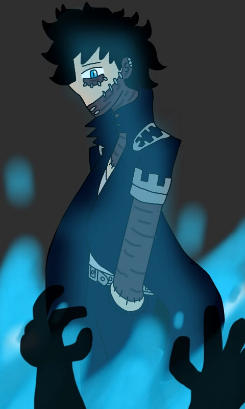 Justo burn #scorched #inktober2018 #inktober #bokunoheroacademia #bnha #MyHeroAcademia #leagueofvillains #Dabi