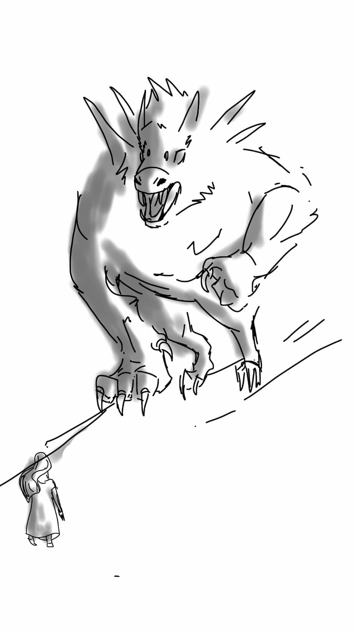 #gigantic #inktober #inktober2017