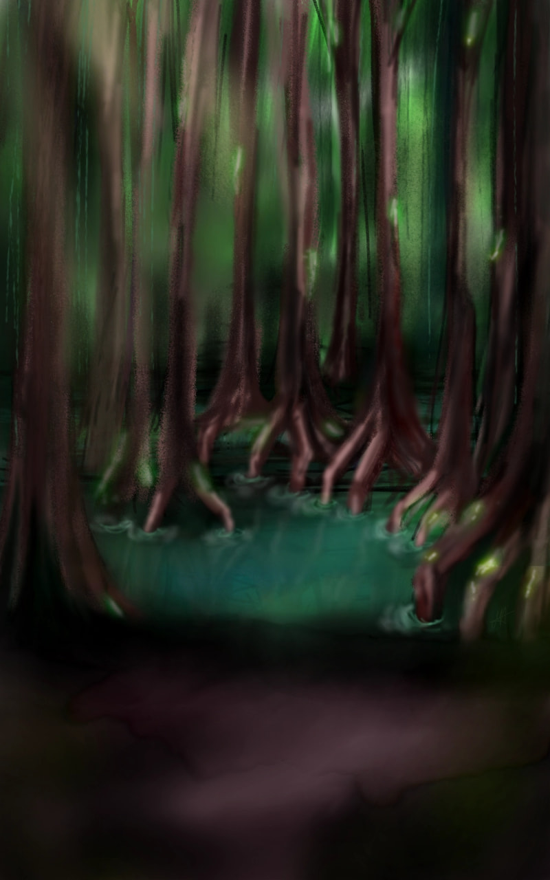 Swamp #marikaaria #mabg #swamp time to make - 30min #backgroundchallenge #maft