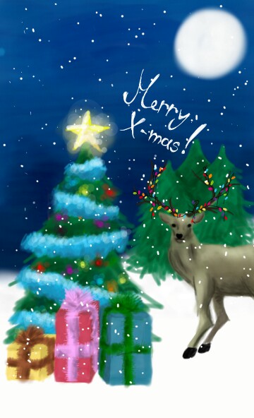 Day 24.🎄🎁Merry X-mas! 😁😉 #sketchtree #sketchteam #dailydecember #Christmas #Xmas #holidaycard ‪@amandalm‬