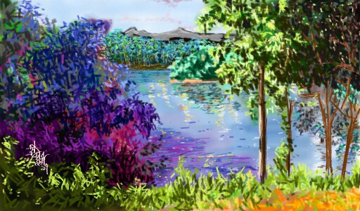 Kaptai Lake 2 #sonysketch #landscape