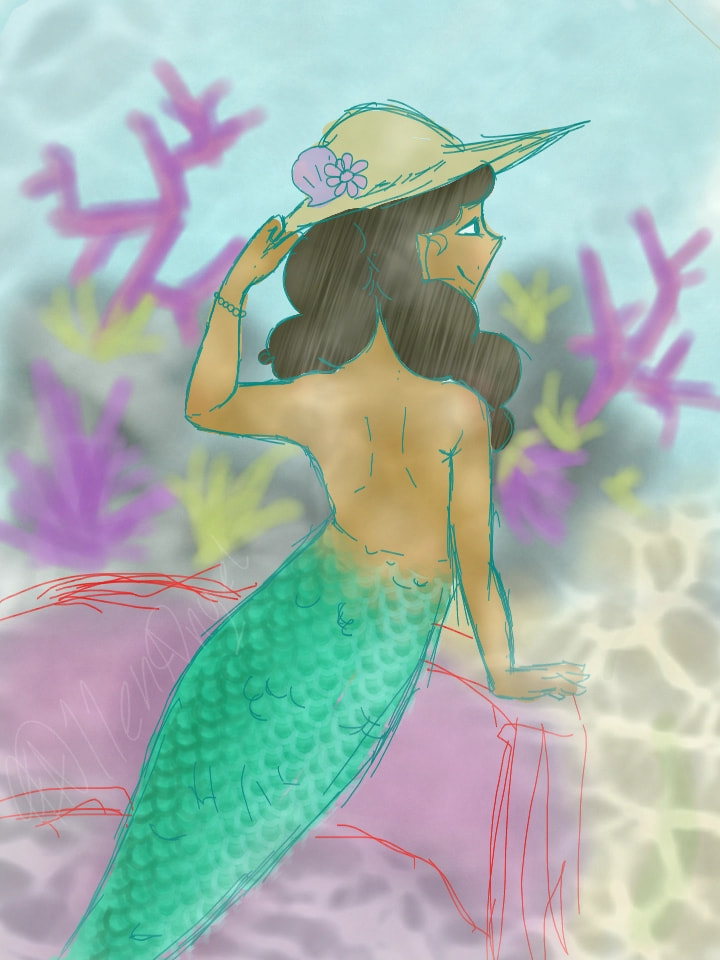#fridayswithsketch #MerMay ‪@sonysketch‬ i worked hard on this! Hope y'all like it ^￦^ EDIT: OMG THANK YOU ALL SO MUCH!!! Edit: OMG 666 LIKES