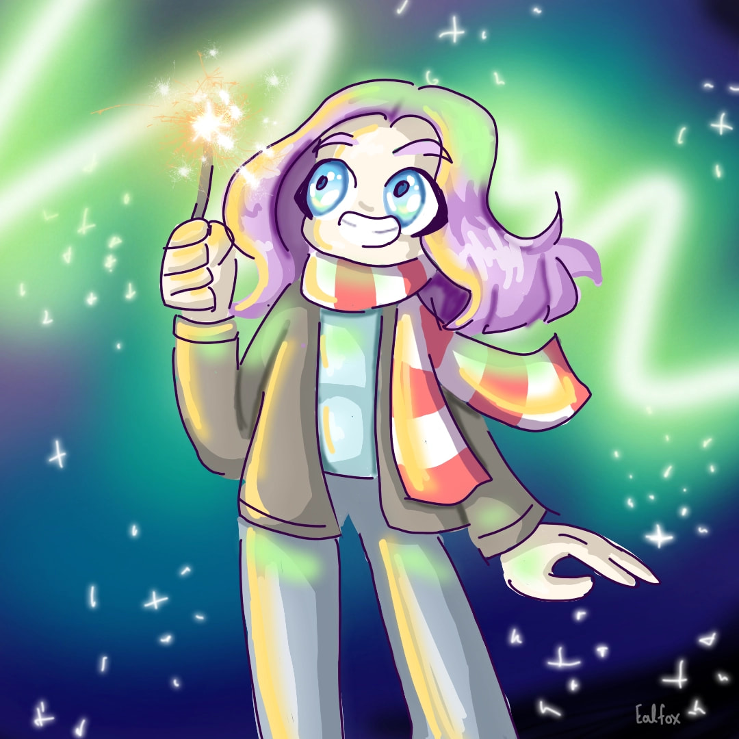 Wish you happy, magical and successful new year! #frydaywithsketch #my2019wish #madeinsketch #100PercentSketch #oc #myoc #girl #sonysketch #czech ‪@sonysketch‬