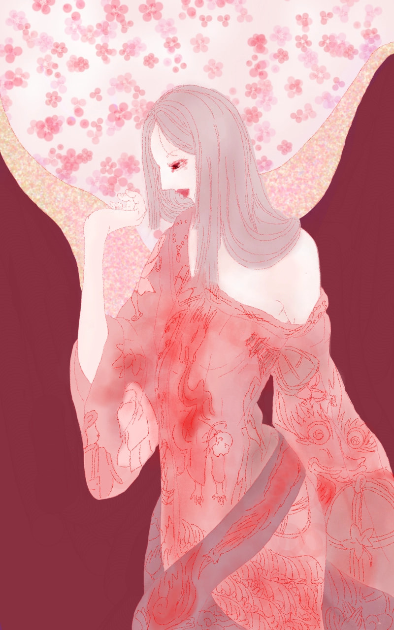 #redchallenge #colorweek 赤に憂鬱、狂い/毎日投稿してる人すごいわ