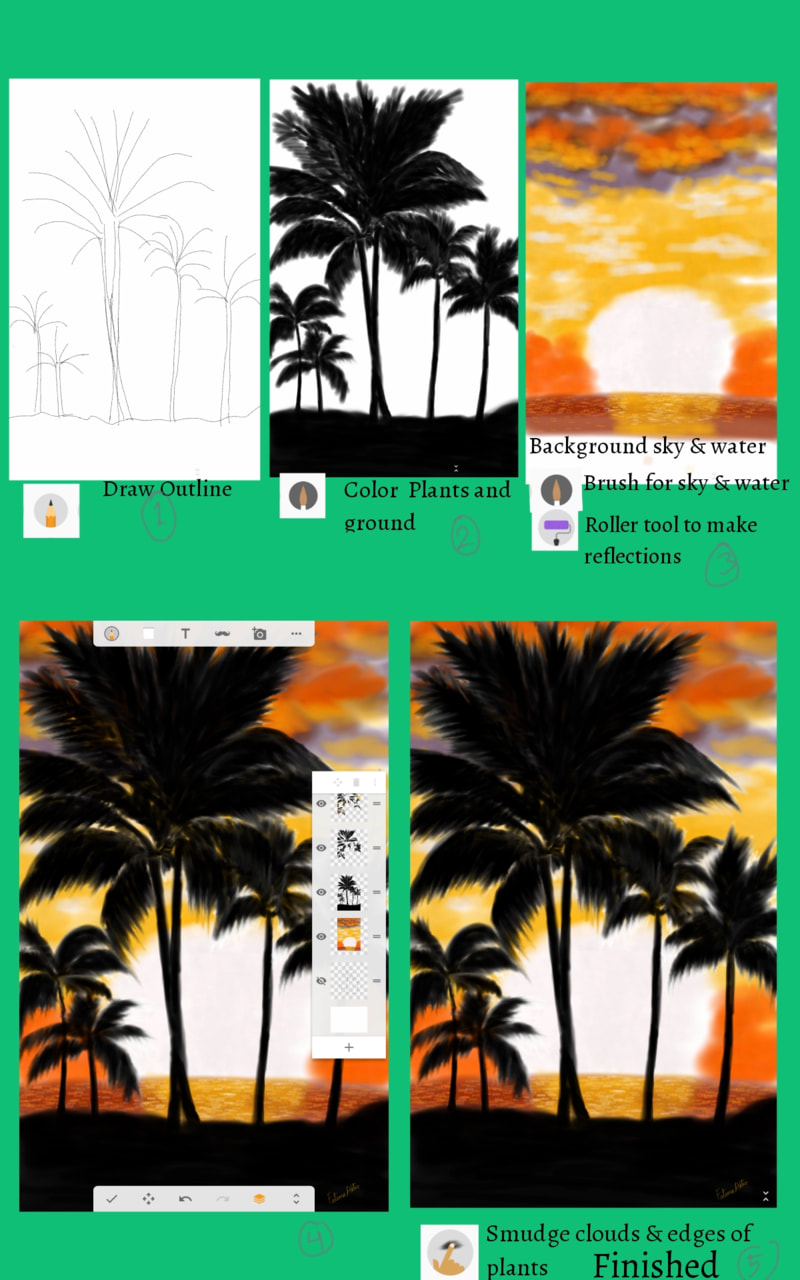 #Nature #silhouette #tutorial #fridayswithsketch