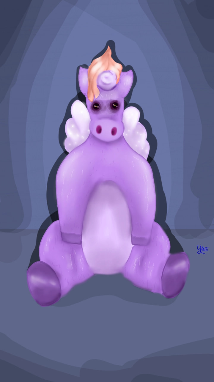 Por que? Por que me deixou aqui no escuro? Por que me deixou trancada nos meus pensamentos. Por eu estou sentindo uma vontade estranha de ferir você, o seu novo brinquedo e especialmente eu,por ser tão  inútil para vc #kawaii #fridayswithsketch #Junicorn