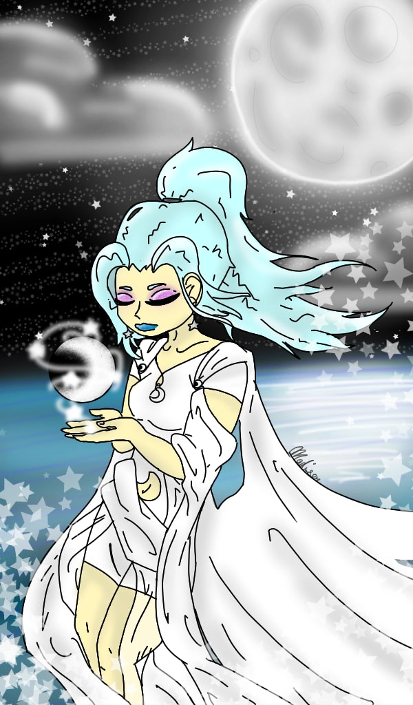 #magicmoonweek #minichallenge she's the Greek goddess Selene
