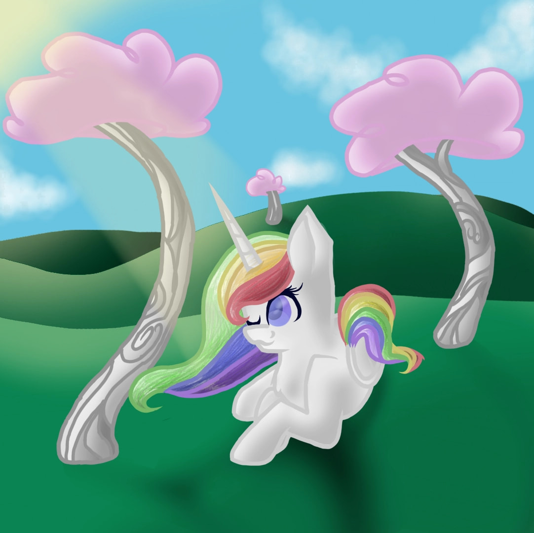 A full picture of a far away land. #junicorn #fridayswithsketch