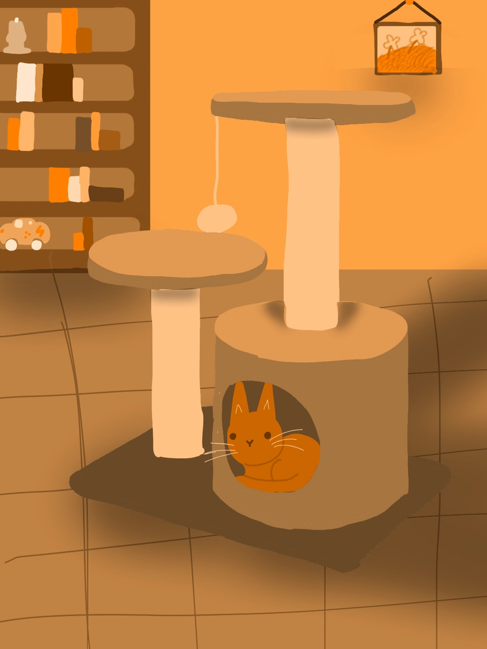 ‪@sonysketch‬ #onecolor #myart #cat #featurethis #featureme I tried hard on this, hope people like it ❤ #orange #fridayswithsketch OMG THANKS FOR THE FEATURE!!