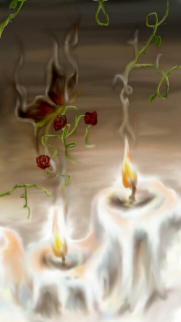 #candle #butterfly