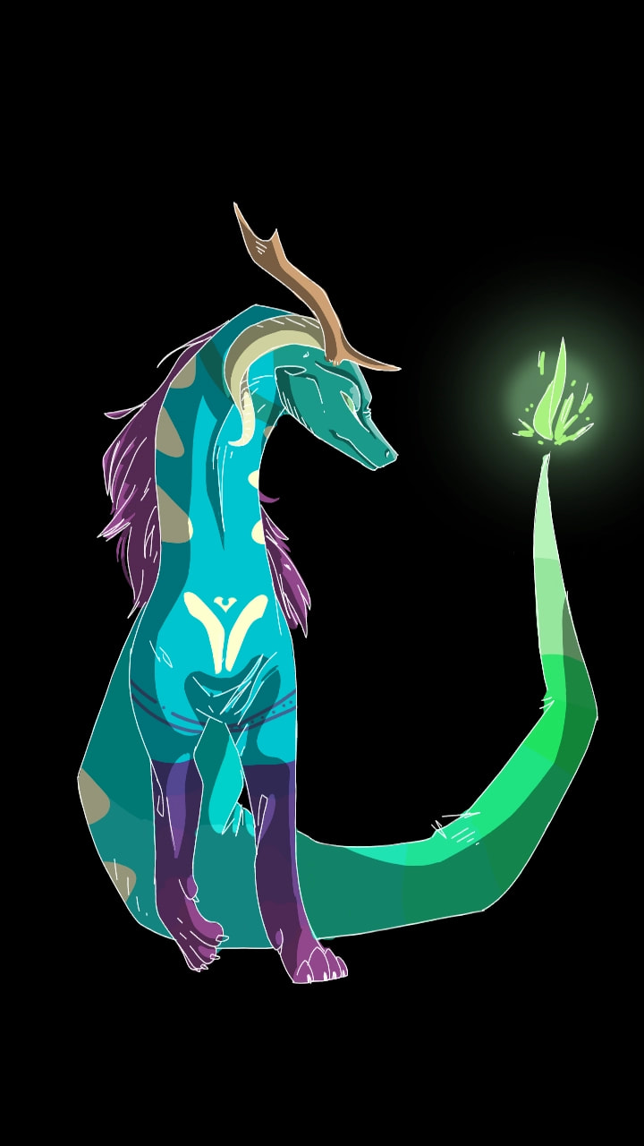 They live in deep caves and attract prey by their bright colours and light from the tip of the tail. I like the whole concept, so I'm going to make them actual species #specieschallenge #fridayswithsketch