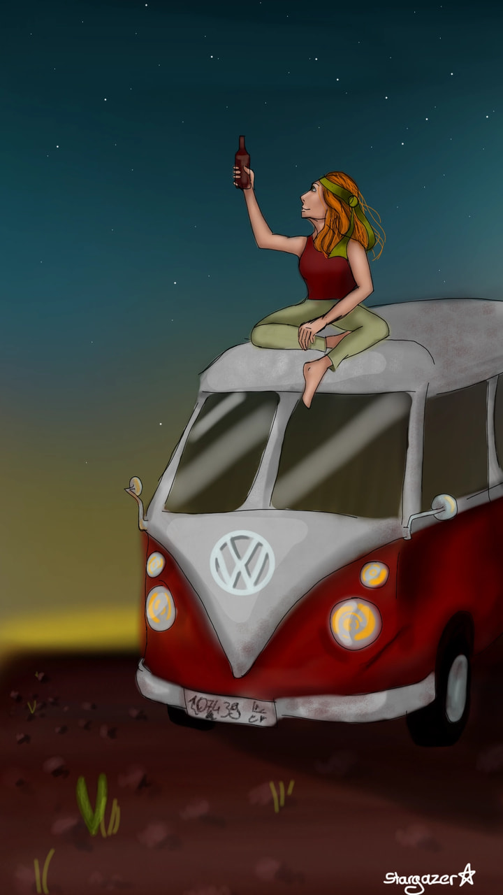 #fridayswithsketch #travelchallenge #stars #bus #sunrise I think travelling isnt only about exploring new places and all, but also about Just being able to Go, about freedom