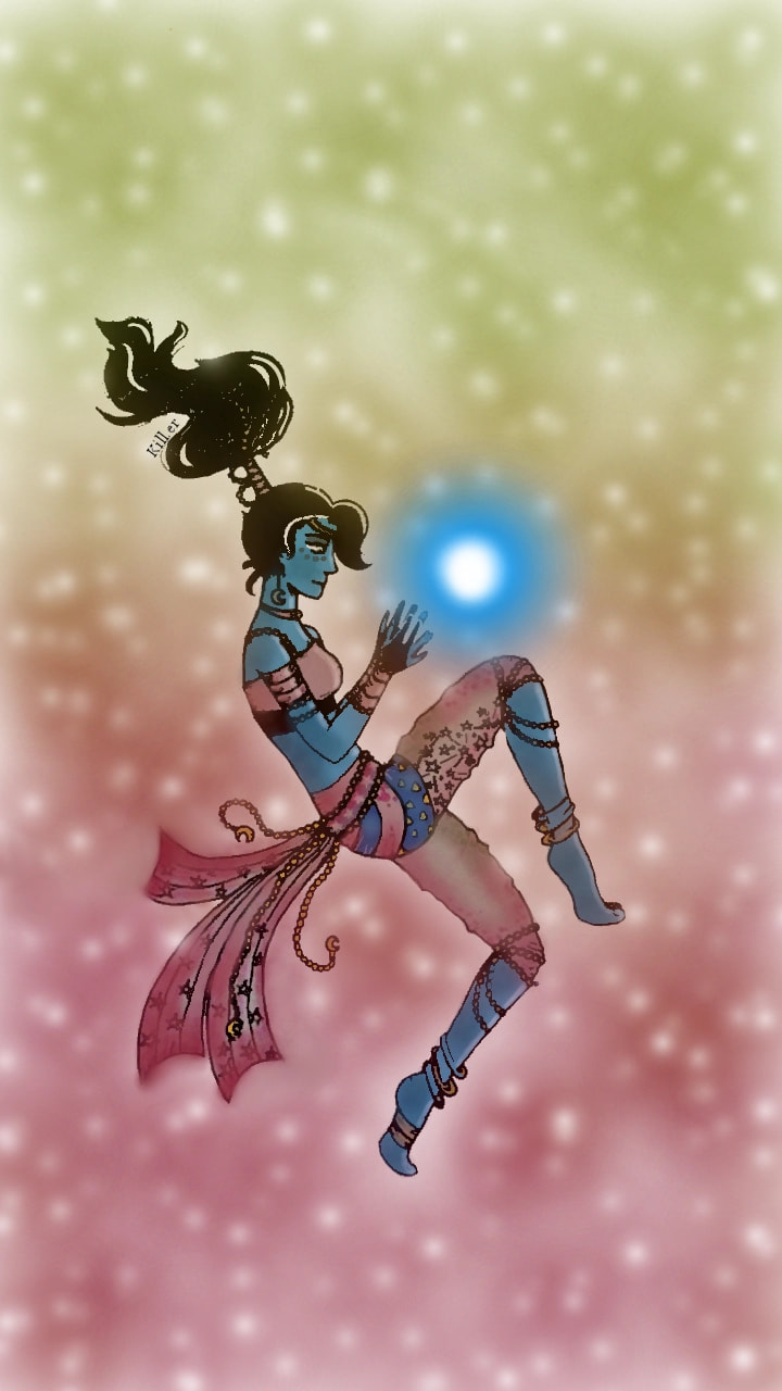 #GlowPenChallenge #sparks #glow #elf #elfgirl #alladin #ALLADIN #alladingirl #MAGIC #magical #magicalgirl My version of my best friend's work. She draw this on paper and I add to her work a bit of "magic" and glow. Her Instagram- annie 28_art .Enjoy!