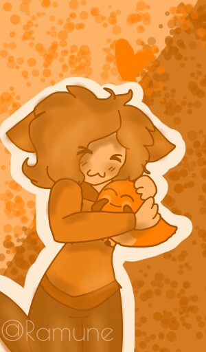 ‪@sonysketch‬ #orangechallenge #colorweek  + i think this girl will be my Oc ^^