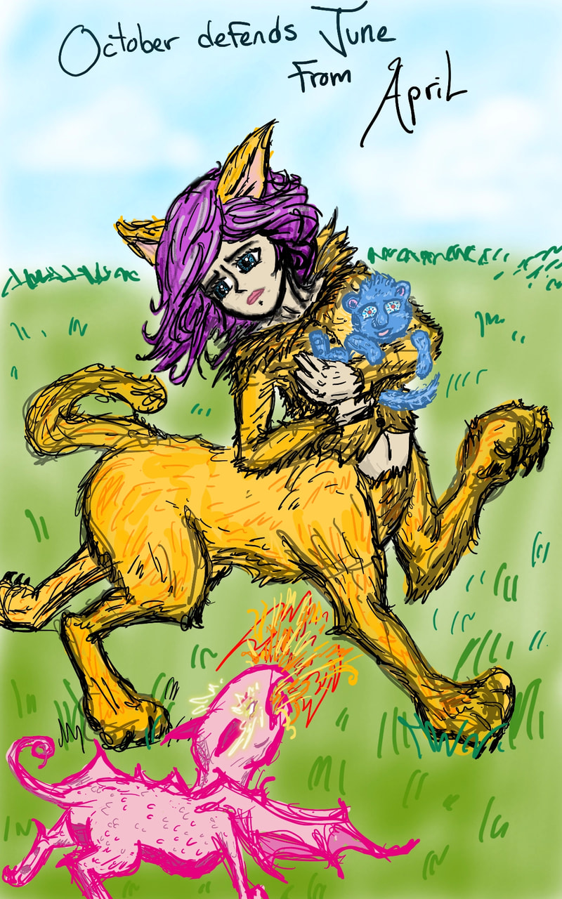 #myfantasy #minichallenge #100percentsketch #SonySketch #October #fantasy #monstergirl