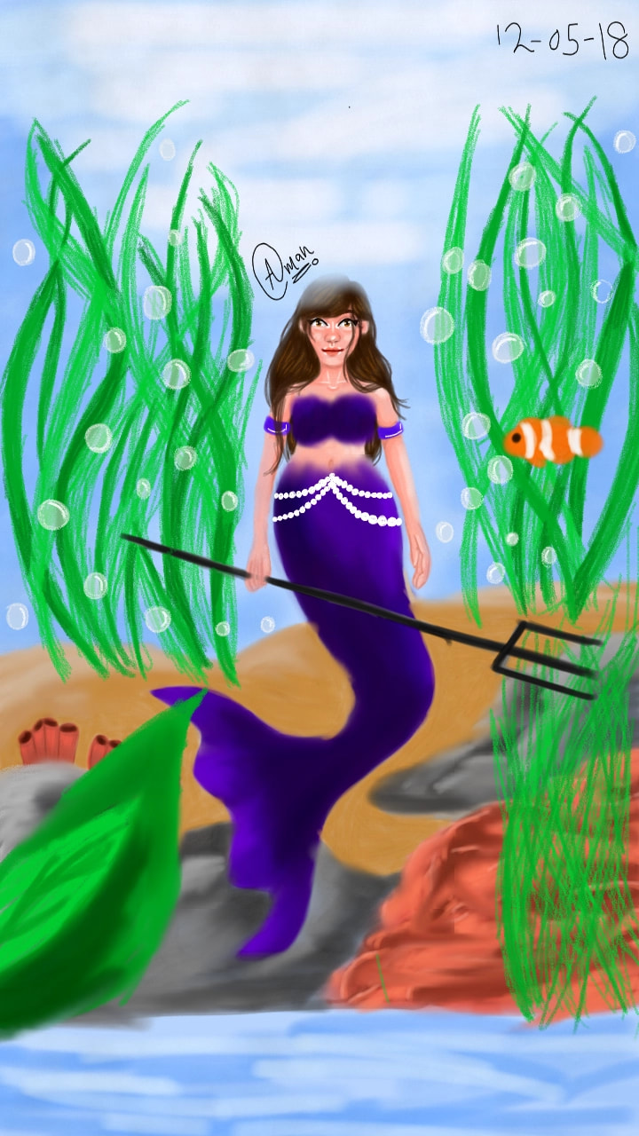 I had a good time making #MerMay thank you for the idea #soneysketch #fridayswithsketch  ‪@sonysketch‬