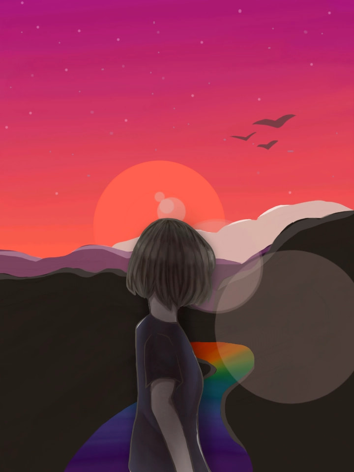 Phew! Took me forever to get this done! (not really) Rather Be by Jess Glyme (Clean bandit) is a really peaceful and relaxing song, reminds me of traveling between worlds and enjoy everlasting views!#musicchallenge #fridayswithsketch