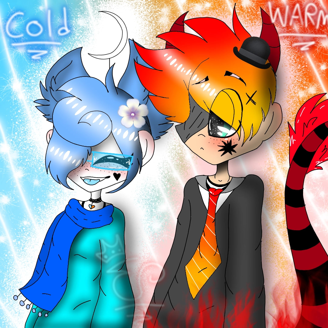 #hotorcold should these potatoes be a original Oc? I added a little bit of stuff so, :3 #frydayswithsketch (why so many likes?!?)