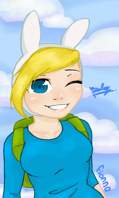 Ye fionna! I really luve her~! \( ≧∇≦ )/ #fionna  #adventuretime #cute #sonysketch