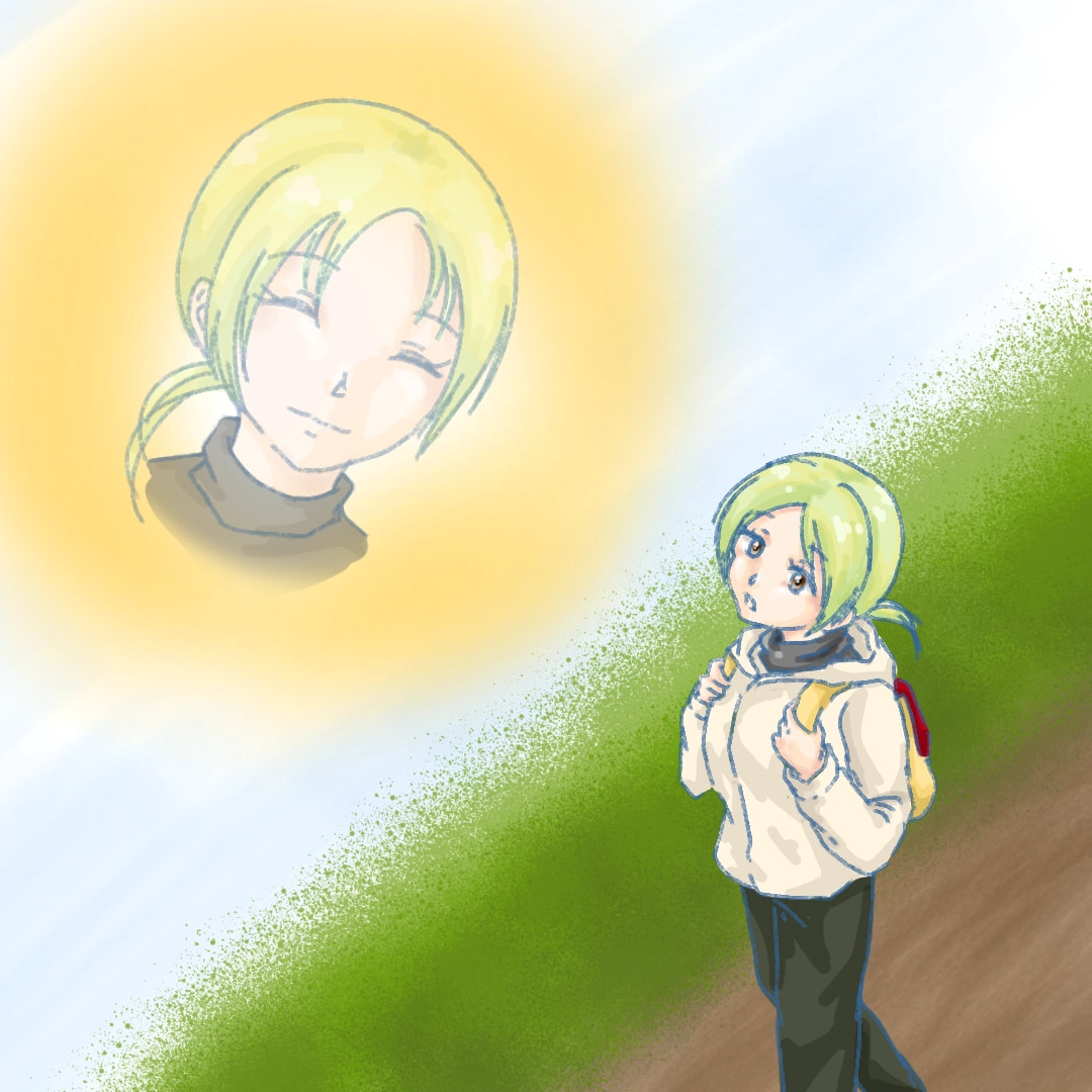 肩と腕の調子がよかったので、“かわいい子には旅をさせよ” “Whether on a journey to the cute child” #fridayswithsketch #MotherLanguageDay