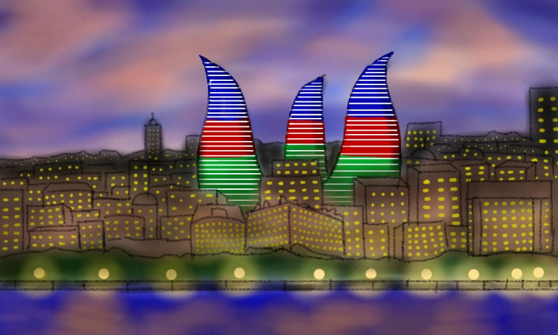 #sonysketch #fridayswithsketch #mycountry #Baku ‪@sonysketch‬ Я живу в Баку✌